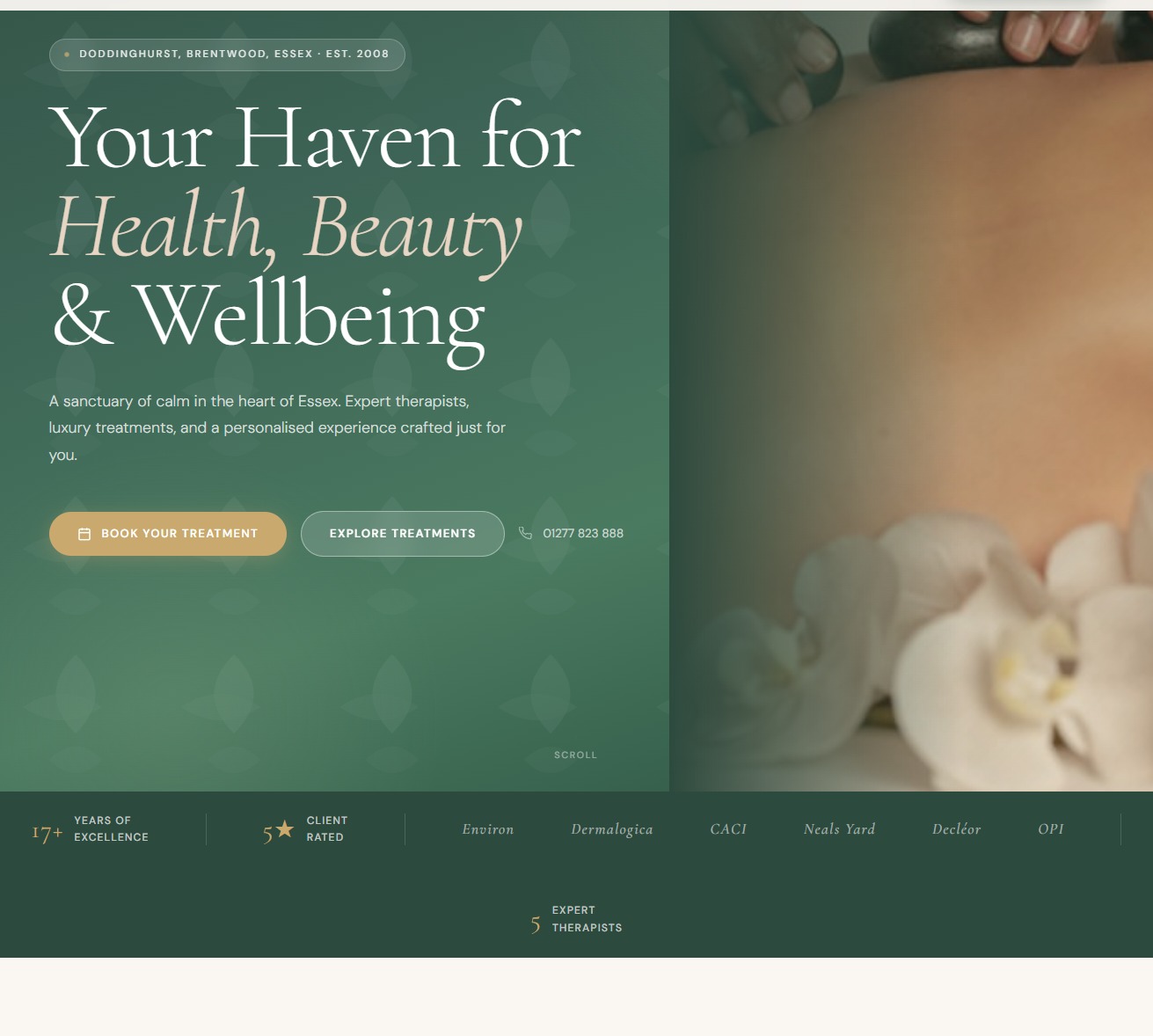 Beauty Salon Webdesign